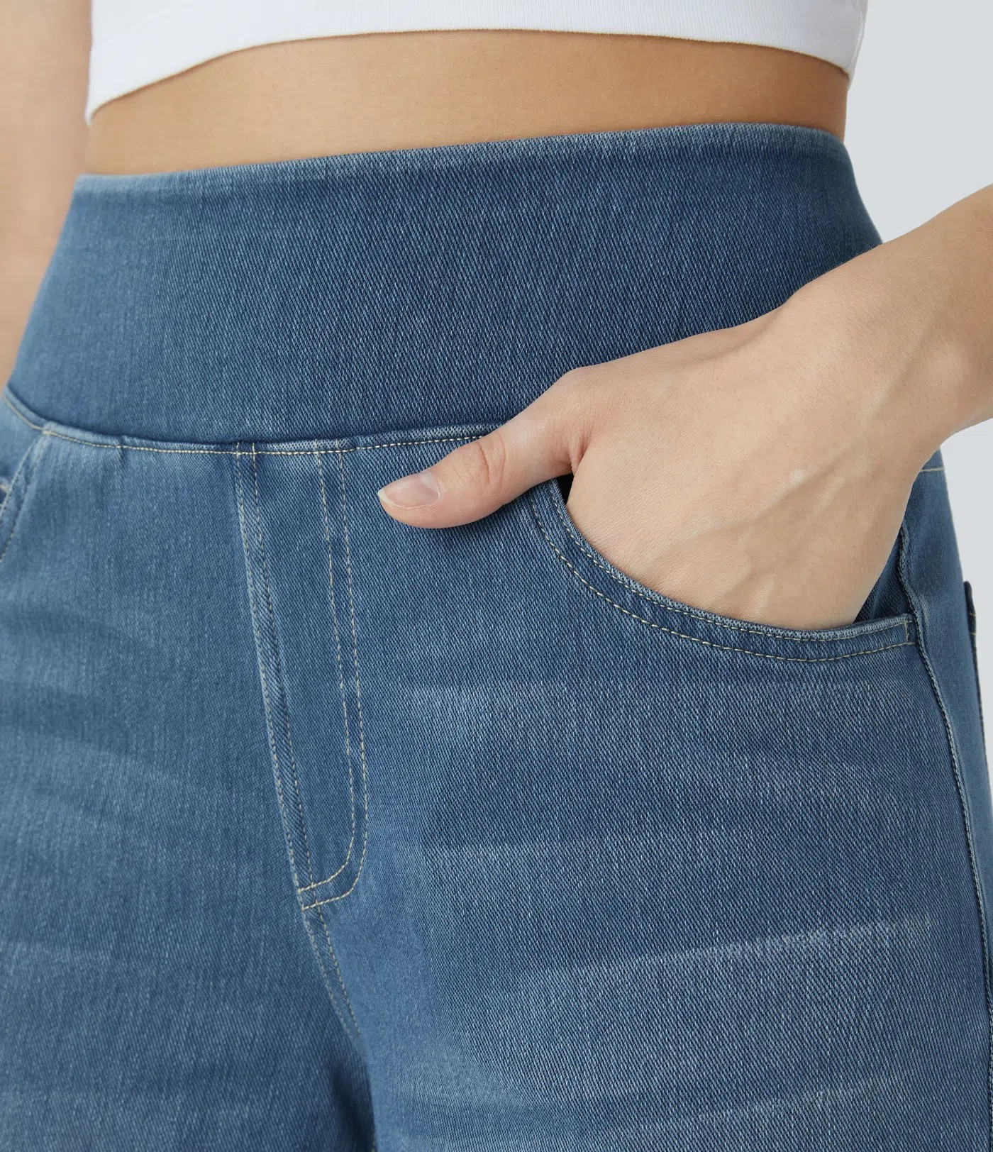 High waist wide-leg Jeans