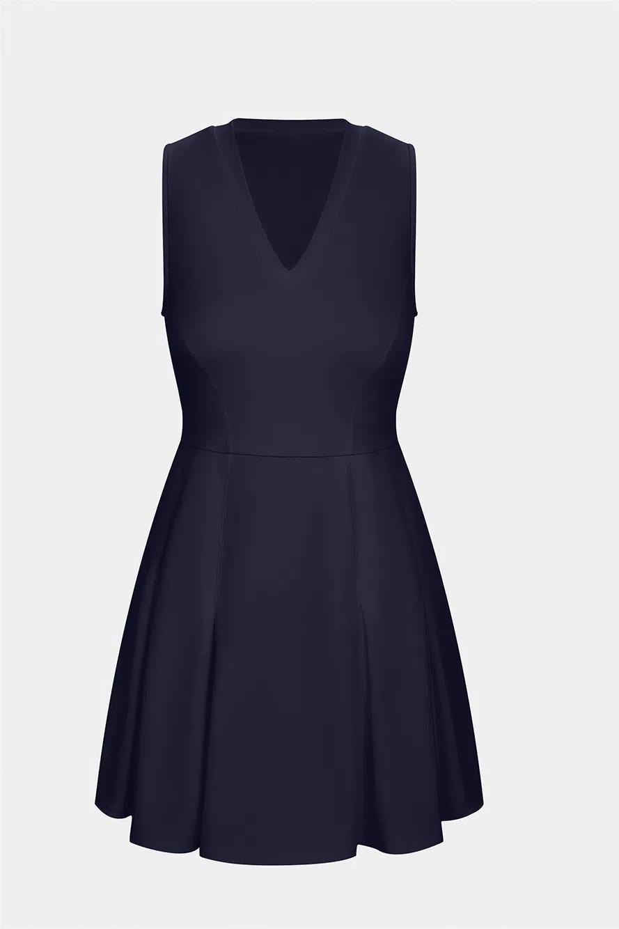 Sleeveless golf dress