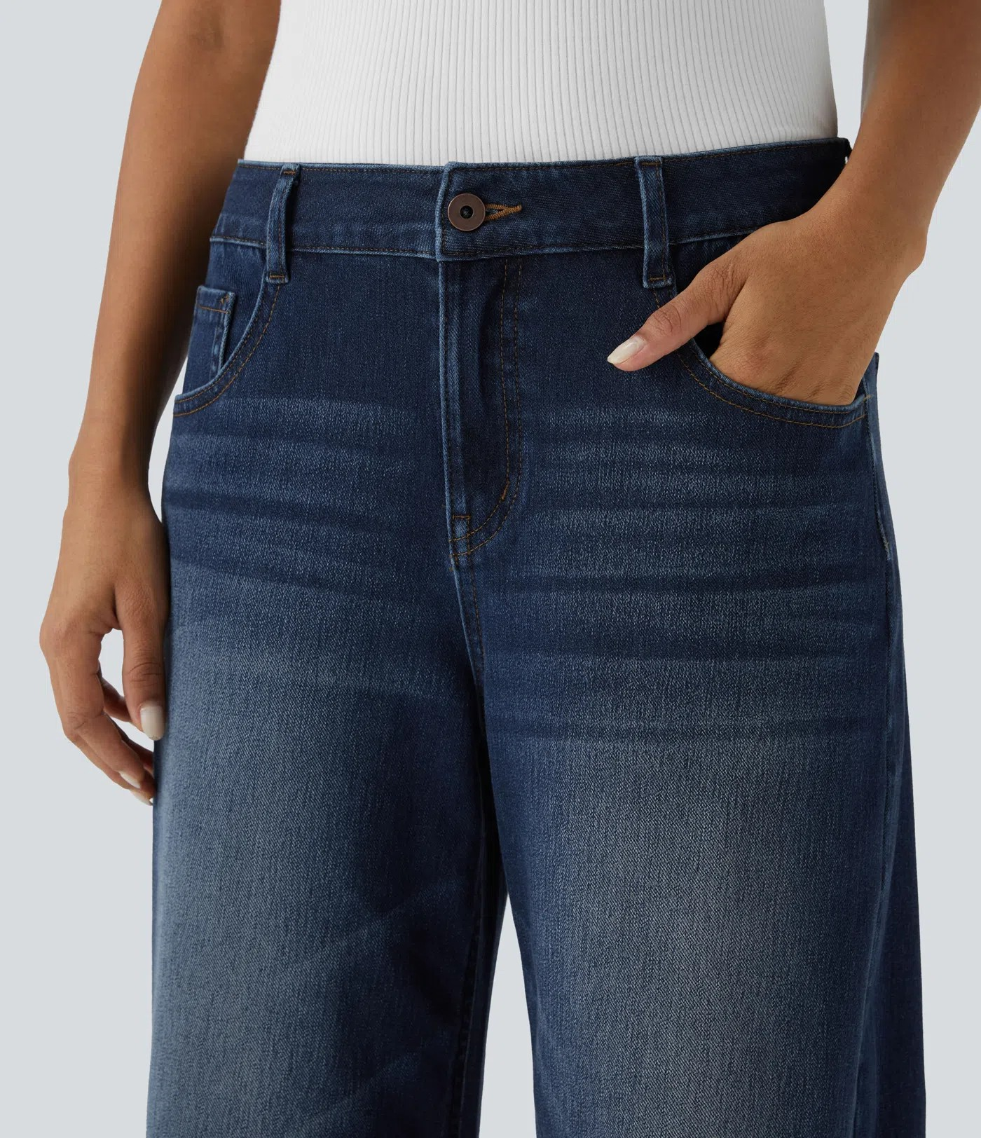Vibe Faded Baggy Jeans