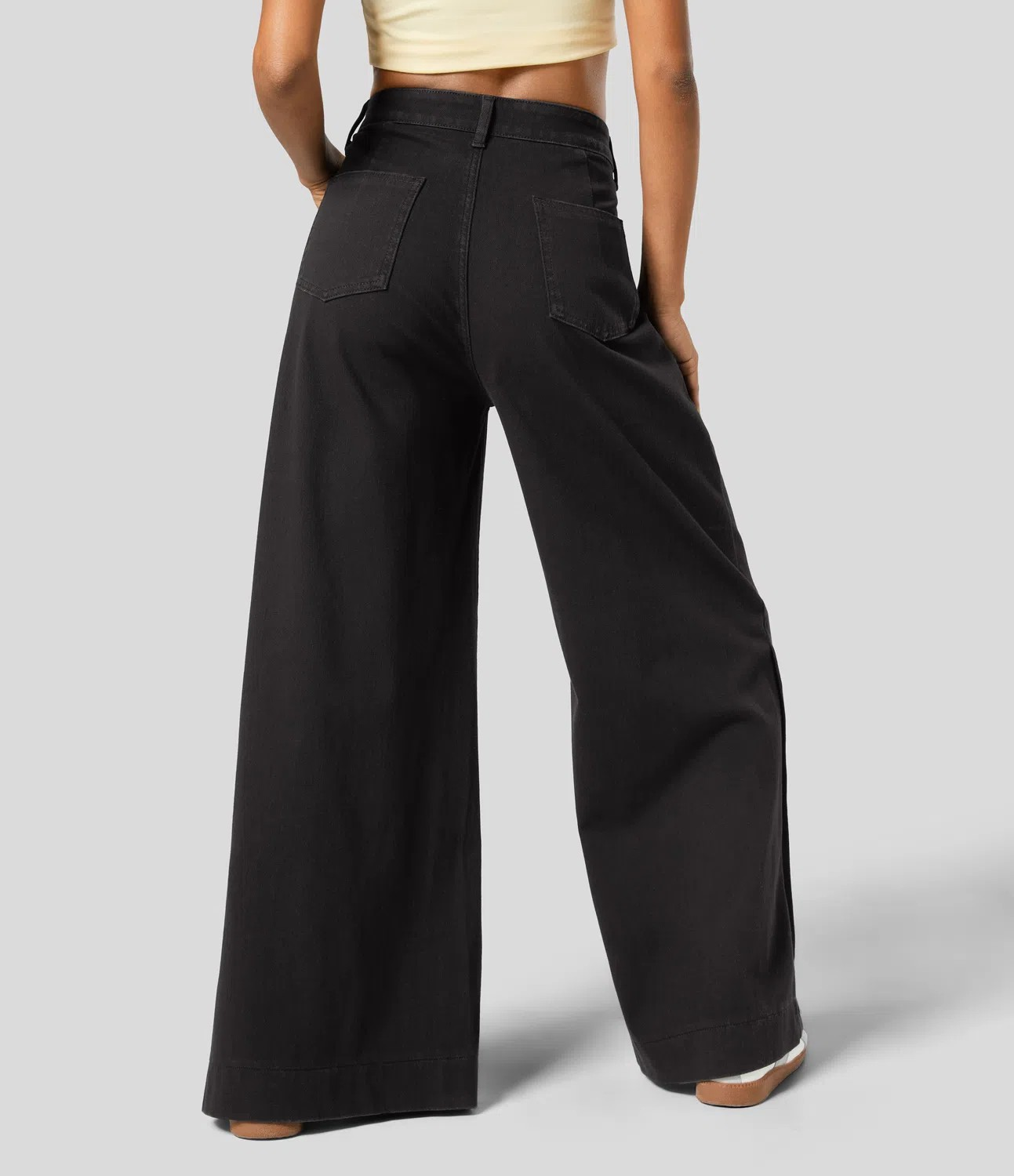 High Waisted Wide Leg Baggy Jeans