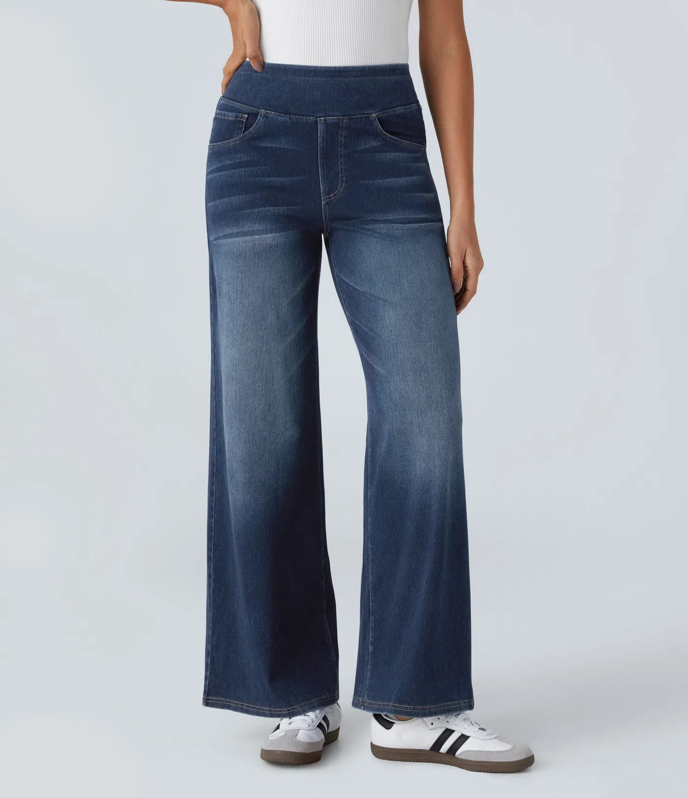 High waist wide-leg Jeans