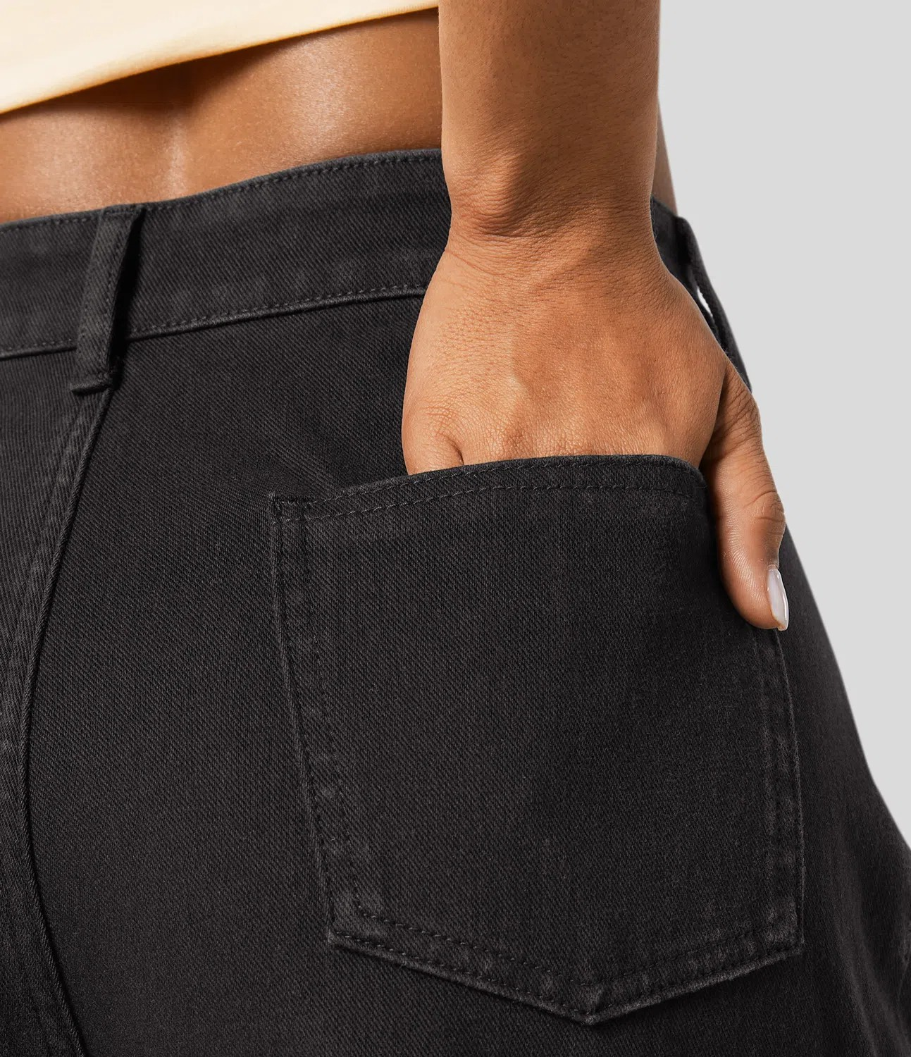 High Waisted Wide Leg Baggy Jeans