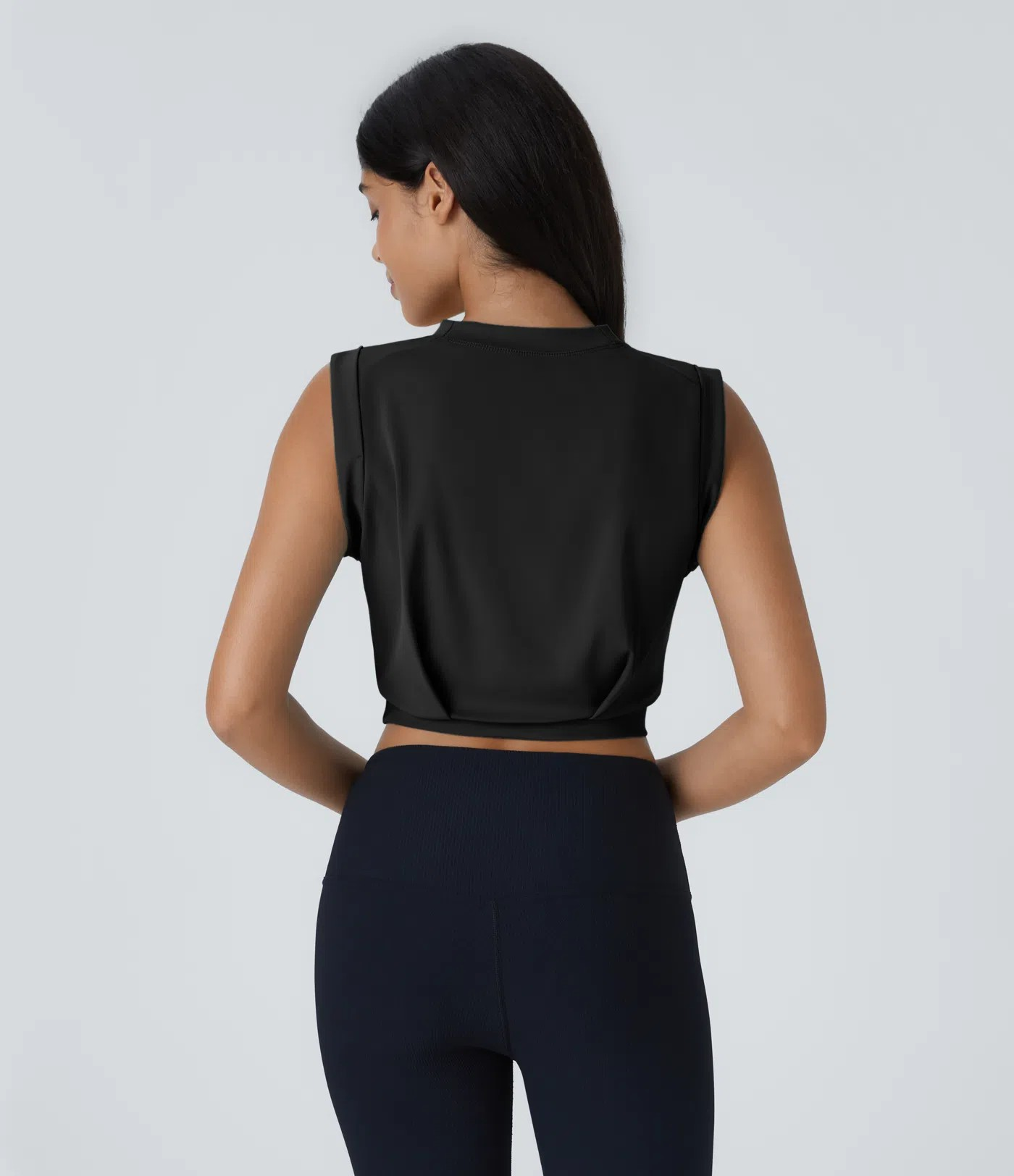 Sleeveless Crop Yoga Tank