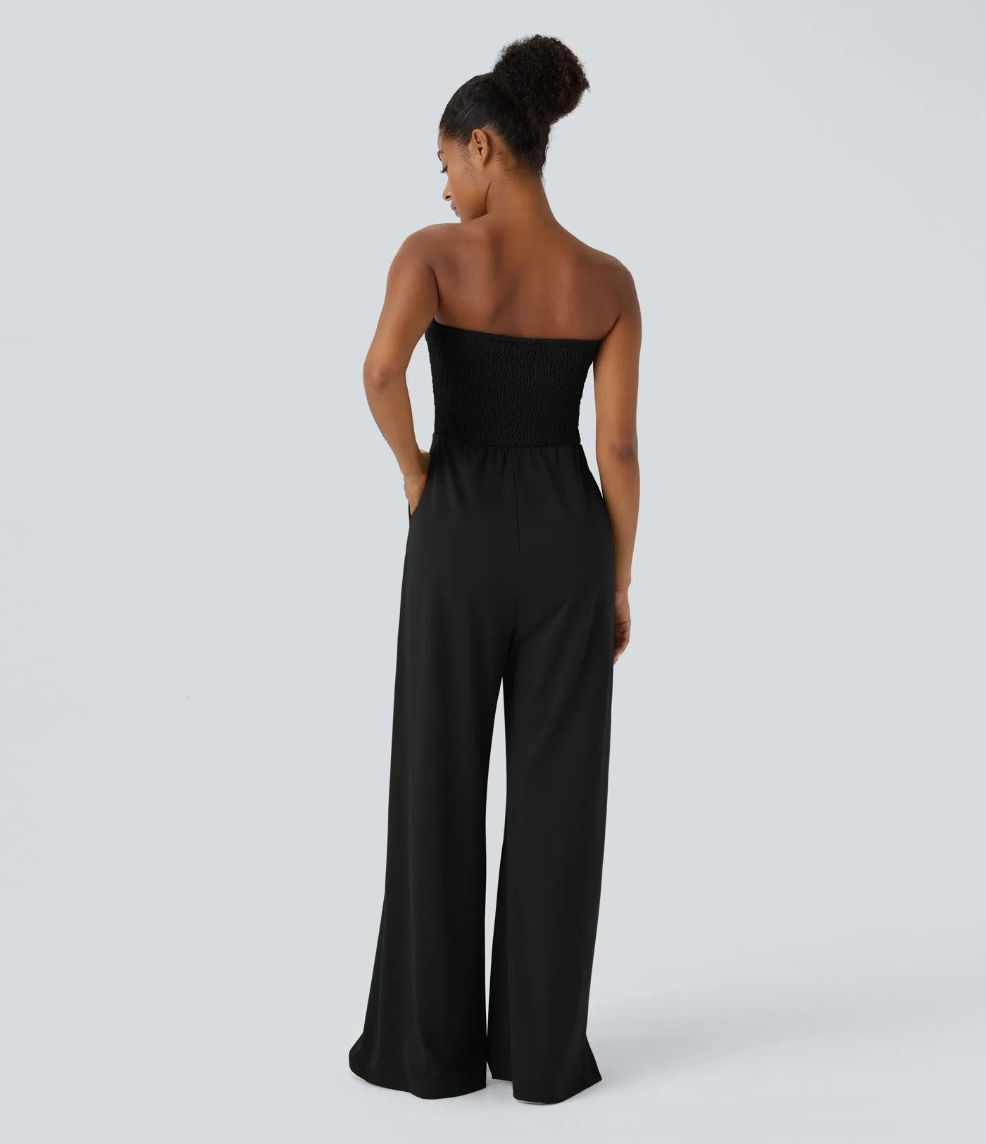 Backless Wide-Leg Jumpsuit