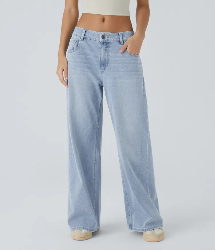 Vibe Faded Baggy Jeans