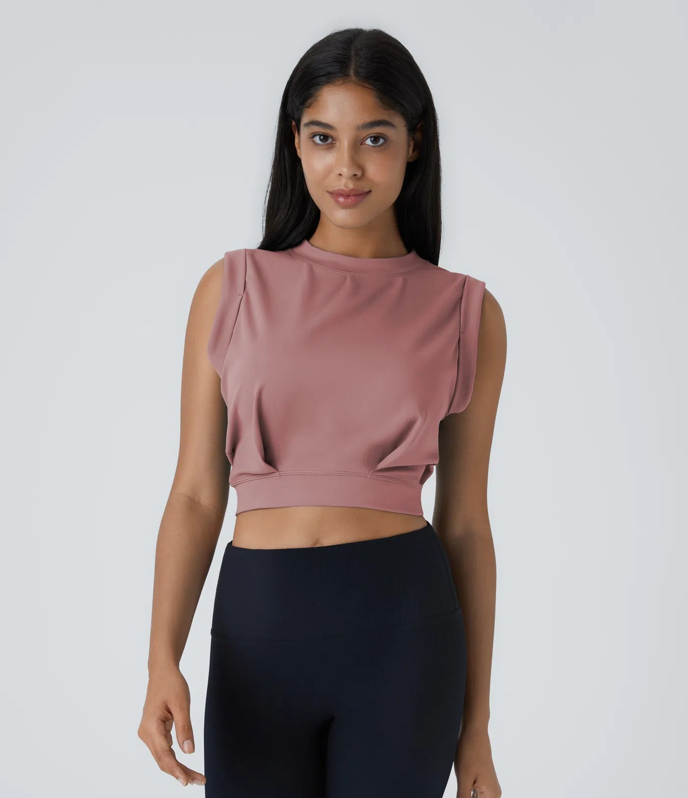 Sleeveless Crop Yoga Tank