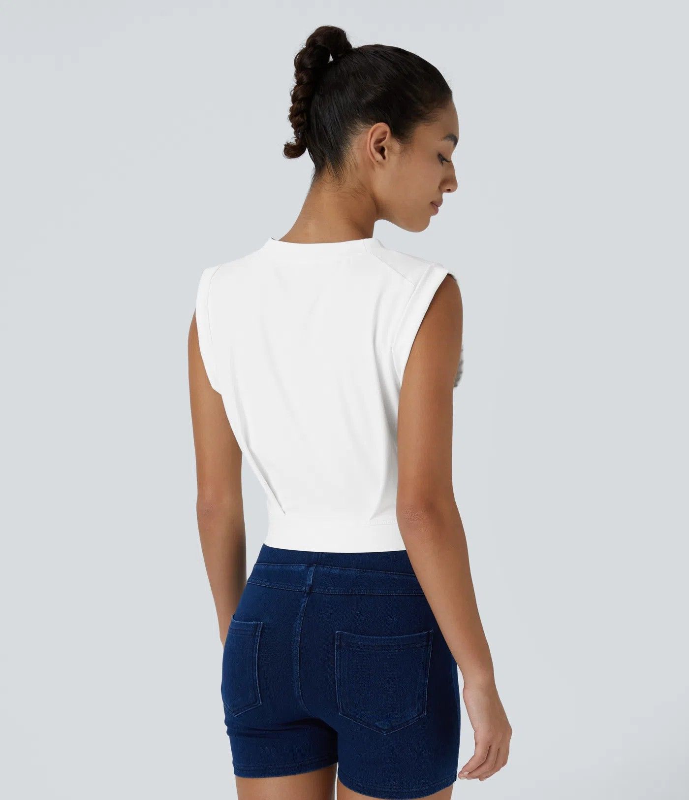 Sleeveless Crop Yoga Tank