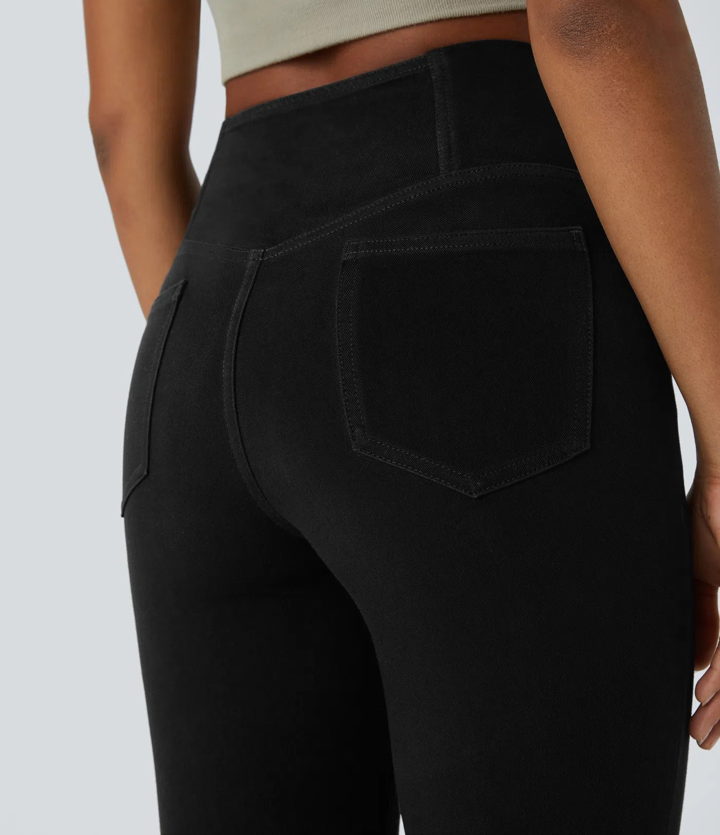 Crossover Flared Jeans