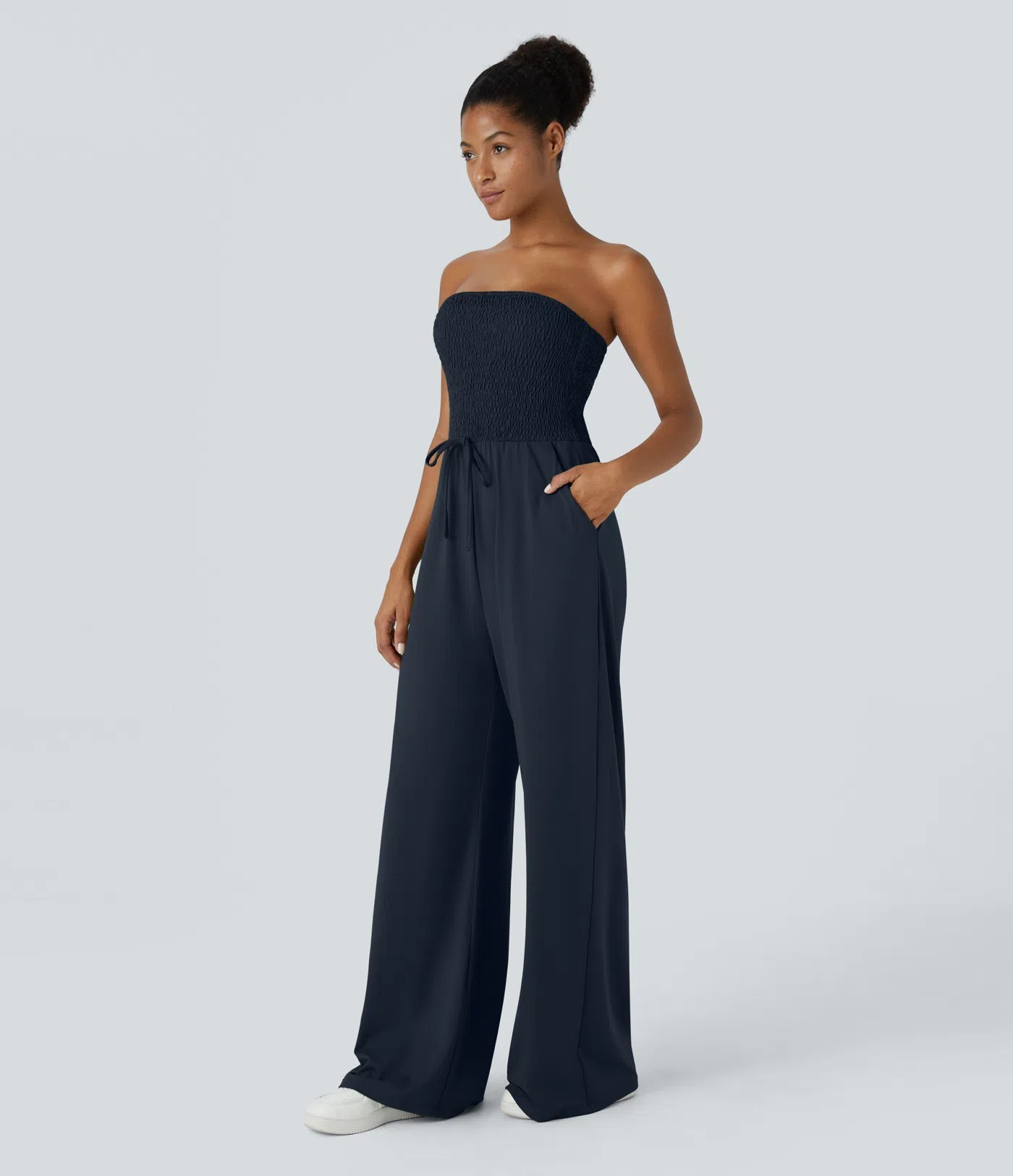 Backless Wide-Leg Jumpsuit