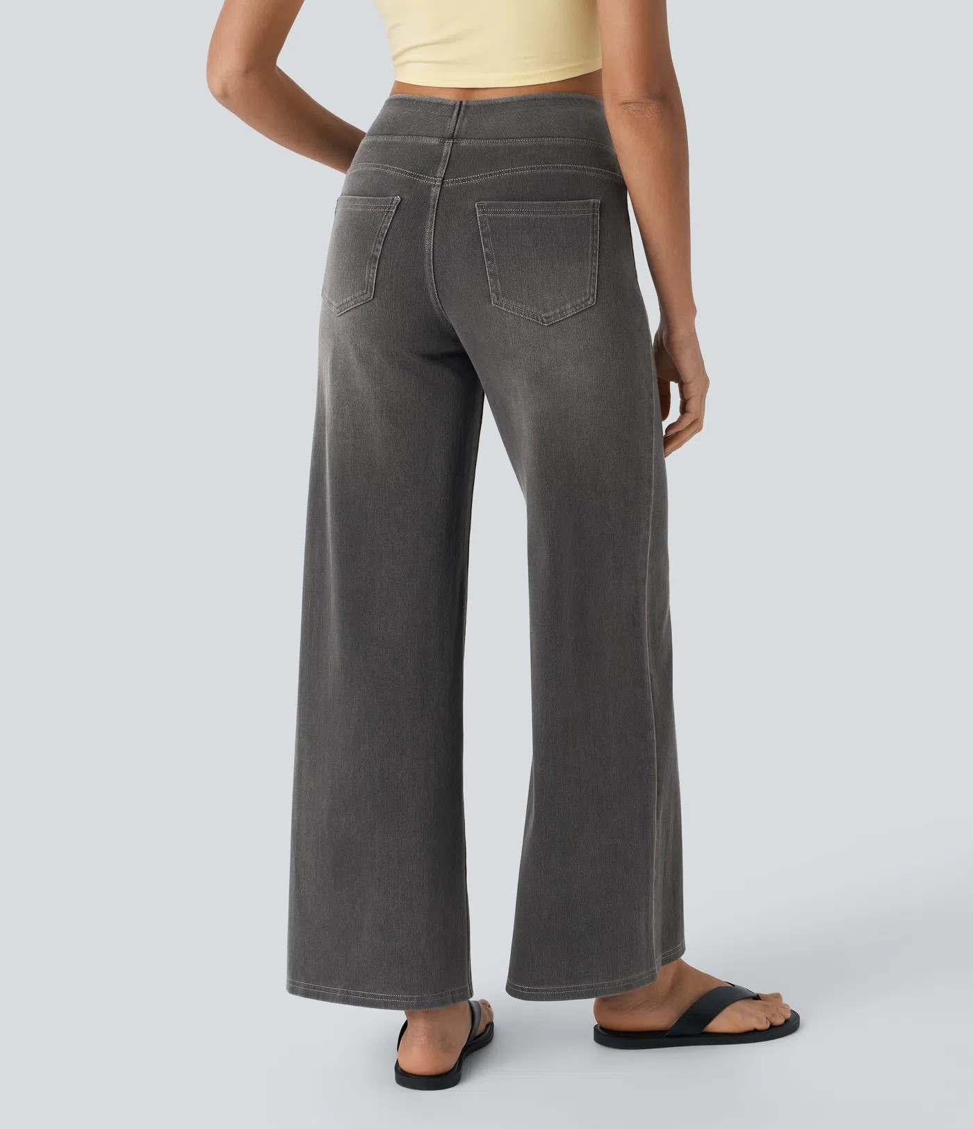 High waist wide-leg Jeans