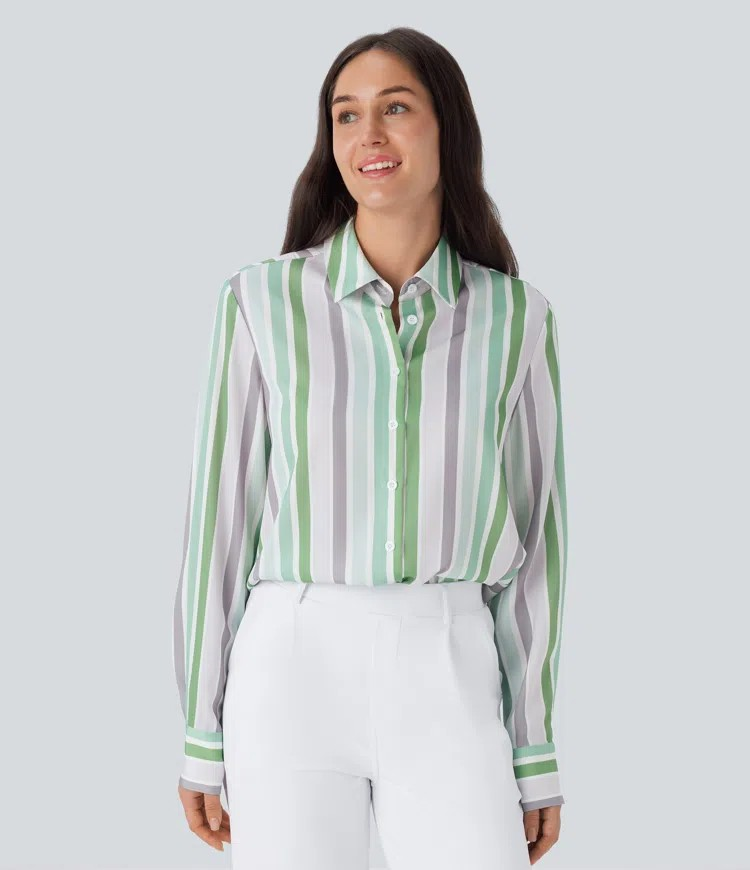 StripePlacket Shirt