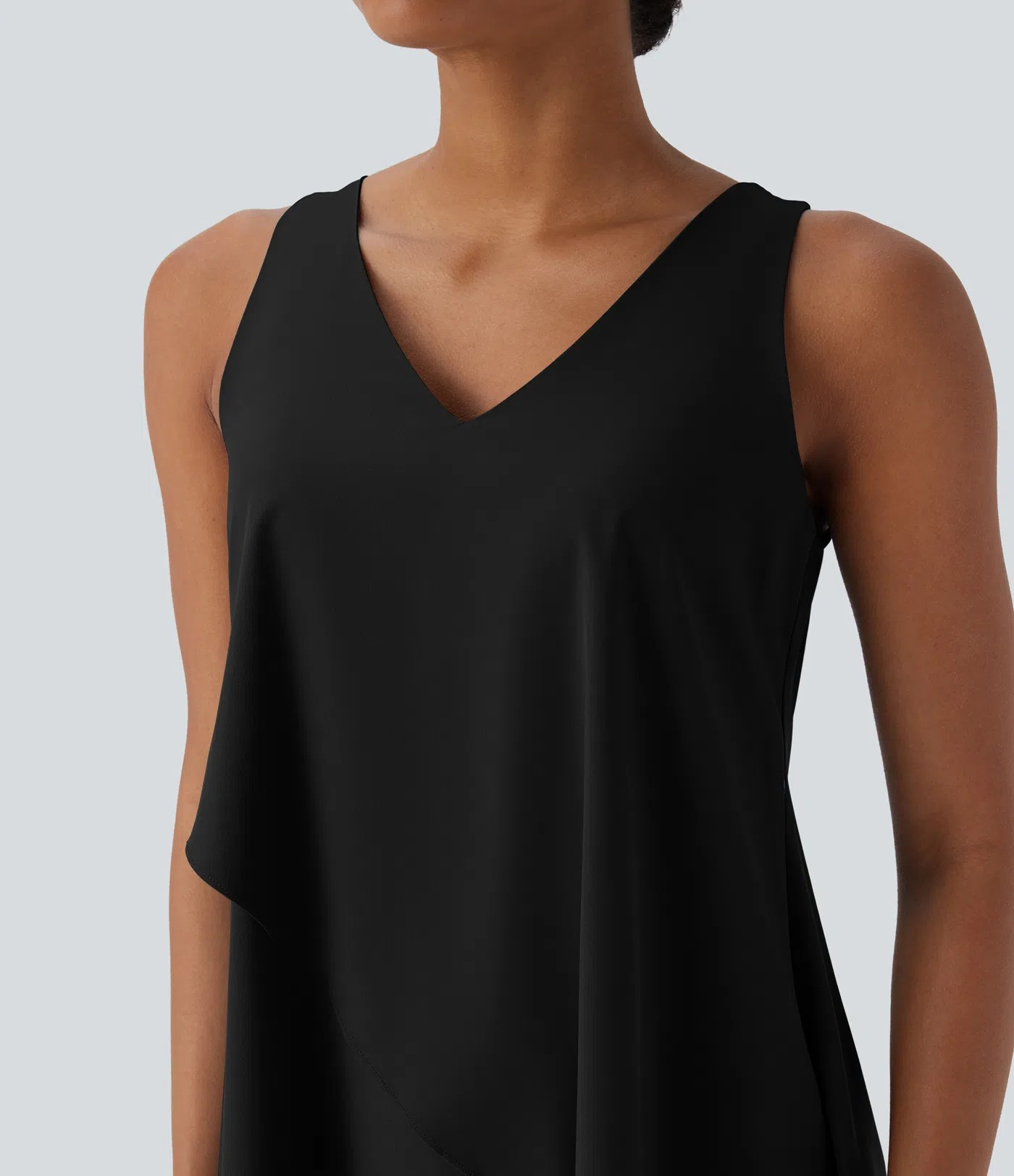 V-Neck Crossover Tank