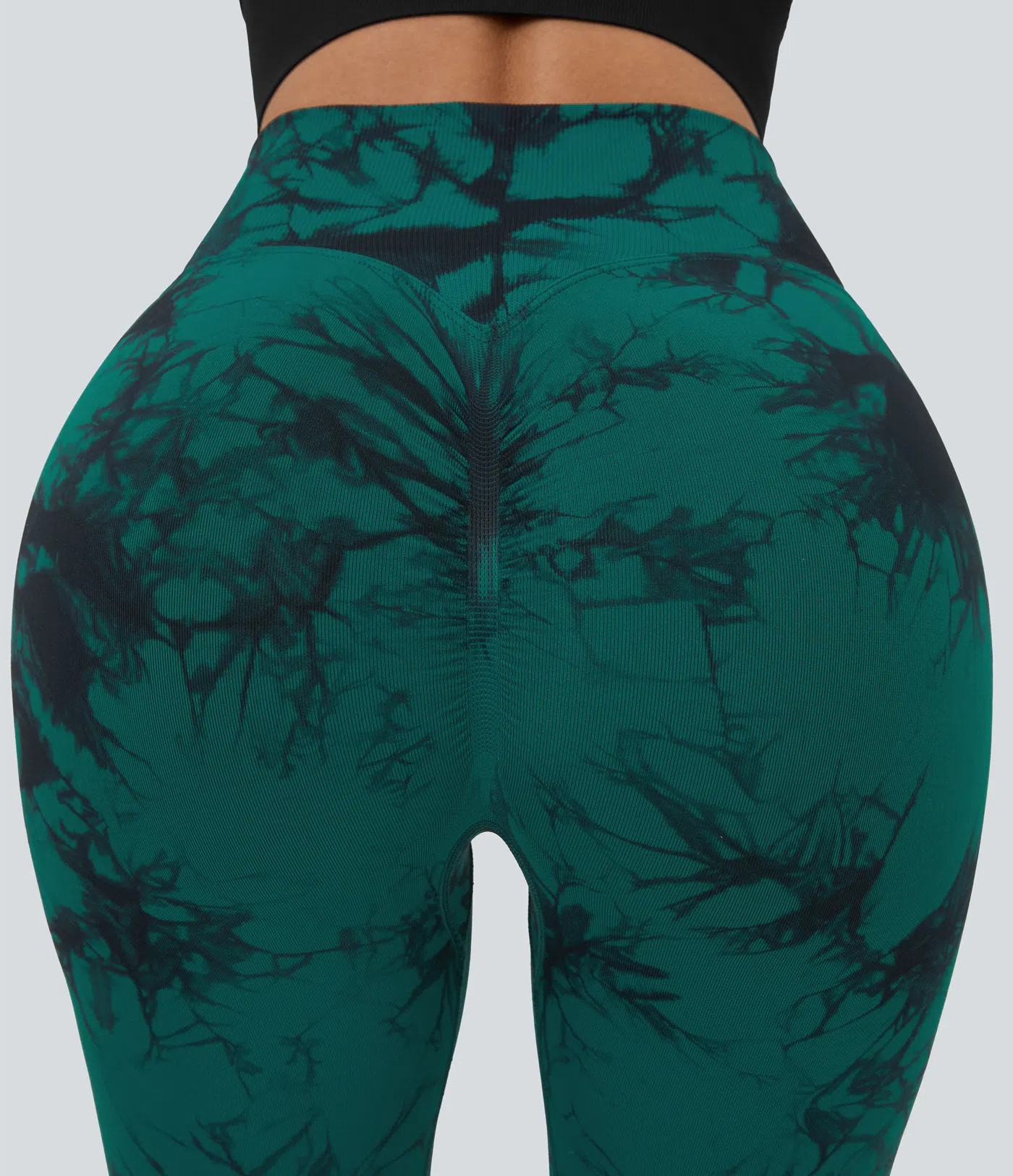 Crossover Scrunch Yoga Leggings